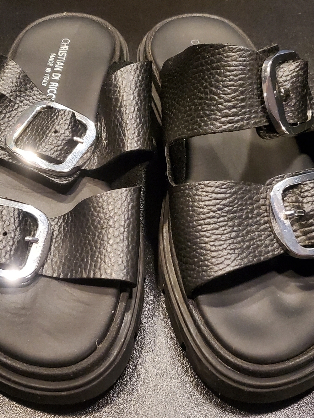 Christian Di Riccio Leather Sandal